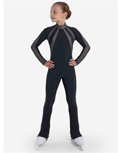 Комбинезон спортивный для фигуристов "Бильман", Серый Icedress