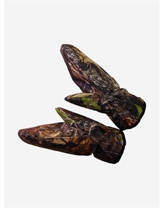 Варежки мужские камуфляжные меховые для охоты и рыбалки, Коричневый Norfin