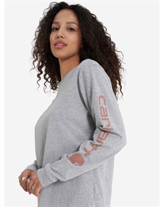 Лонгслив женский Workwear Logo, Серый Carhartt