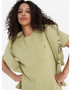 Футболка женская K87 Pocket, Зеленый Carhartt
