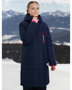 Пальто утепленное для девочек, Синий Termit
