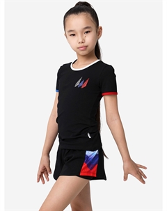 Футболка спортивная для девочки, Черный Wildwins