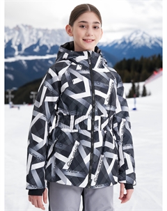 Куртка утепленная для девочек, Черный Glissade