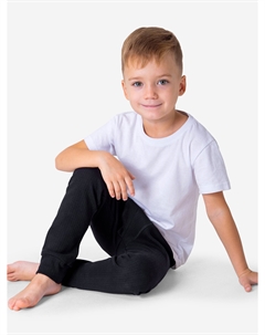 Термобелье низ для мальчиков хлопковое, Черный Happyfox