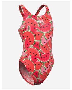 Юниорский купальник спортивный антихлор Lada Junior PBT H9, Красный Mad wave