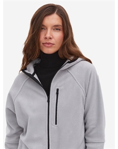 Толстовка оверсайз на молнии флисовая кофта, Серый Ironcust