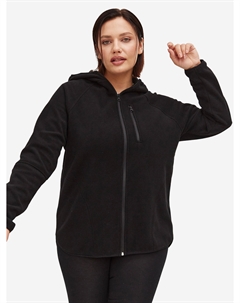 Толстовка оверсайз на молнии флисовая кофта, Черный Ironcust