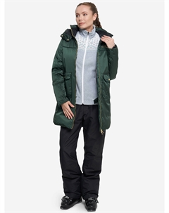 Пуховик женский, Зеленый Glissade