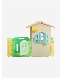 Домик-манеж Village, для дома и улицы, 100 x 170 см, из безопасных материалов, Бежевый Unix kids