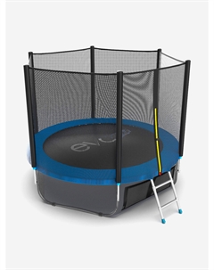 Батут каркасный External 8ft + нижняя защитная сеть, диаметр 244 см, Синий Evo jump