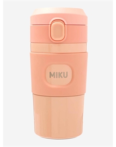 Термокружка 350 мл (TH-MG-350-PCH), цвет персиковый, Зеленый Miku
