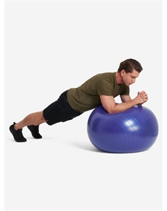 Мяч гимнастический с насосом, 75 см, Синий Demix