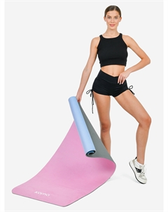 Коврик для йоги и фитнеса, TPE, микрофибра, Розовый Kama