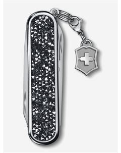 Нож складной Classic Brilliant Crystal, 58 мм, 5 функций, Черный Victorinox