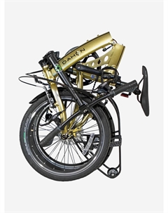 Велосипед QIX D3 YS 9193-1 (GOLD), складной, колеса 16", 3 ск., Золотой Dahon