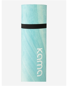 Коврик для йоги и фитнеса, TPE, микрофибра, Зеленый Kama