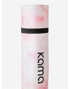 Коврик для йоги и фитнеса, TPE, микрофибра, Белый Kama