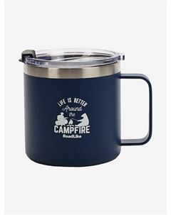 Термокружка Camp 415мл, синий, Черный Roadlike
