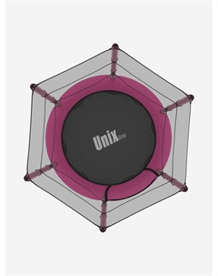 Батут Kids 4.6 ft Pink (140 cm), Розовый Unix line