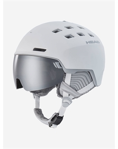 Шлем горнолыжный женский RACHEL 5K+SL с визором S2 (VLT 14%) + доп. визор, Белый Head