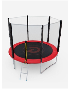 Батут с сеткой PELPO 8ft с лестницей, RED, Красный Dfc