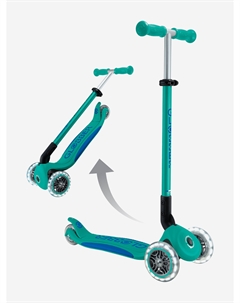 Самокат PRIMO FOLDABLE PLUS LIGHTS V2, Зеленый Globber