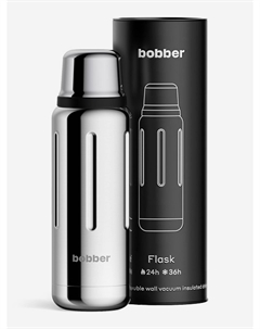 Термос вакуумный для напитков Flask 470 мл, тепло до 24 часов, зеркальный, Серебряный Bobber