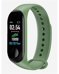 Смарт-часы BRSM333PLBGN с тонометром, шагомером, ЧСС, Зеленый Bandrate smart