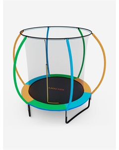 Батут с сеткой A.KOU KIDS 6ft, Желтый Dfc