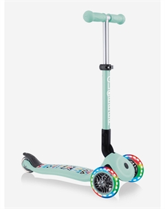 Самокат JUNIOR FOLDABLE FANTASY LIGHTS, Зеленый Globber