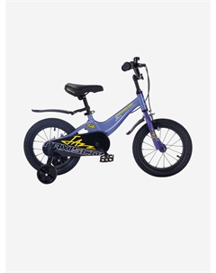 Велосипед Детский JAZZ Стандарт Плюс 14'' Синий карбон (2024), Мультицвет Maxiscoo