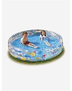 Бассейн 51005 надувной круглый "Подводный мир", 183х33см, Голубой Bestway