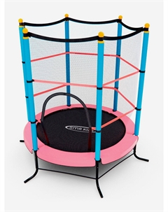 Батут детский SMRKIDS 55" с сеткой, PINK, Розовый Dfc
