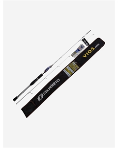 Удилище Спиннинговое Vios White 632L, Черный Tsuribito