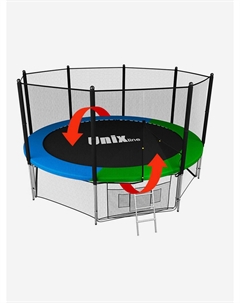 Батут каркасный Classic 10 ft, общий диаметр 305 см, до 150 кг, Черный Unix line