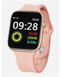 Смарт-часы BRSW44GP с счетчиком калорий, ЧСС, мониторингом сна, Розовый Bandrate smart