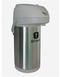 Термос с пневмонасосом 805-3500 серебристый 3500 мл, Серый Btrace