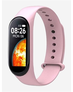 Смарт-часы BRSM77BP с шагомером, мониторингом сна, счетчиком калорий, Розовый Bandrate smart