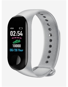 Смарт-часы BRSM333PLBG с монитором кислорода в крови, календарем, ЧСС, Серый Bandrate smart