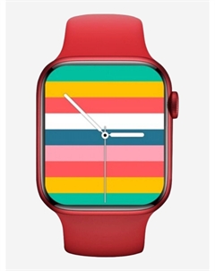 Смарт-часы BRSAK7676RR с шагомером,будильником, измерением уровня кислорода в крови, Красный Bandrate smart