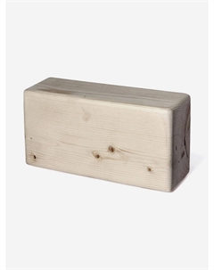 Блок для йоги Муладхара, бежевый из дерева, Бежевый Bodhi