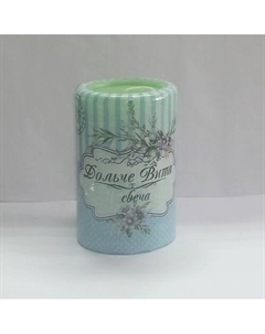 Свеча пеньковая, "Дольче вита", зелёная Индокитай