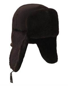 Меховая шапка-ушанка из норки Victoria kusenkova