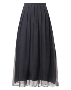 Шелковая юбка Brunello cucinelli