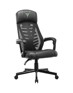 Кресло игровое Freelancer P3, на колесиках, сетка/экокожа, черный/серый Zone 51