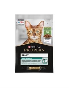 Корм для кошек Pro Plan Adult с ягненком 85 г (кучочки в желе) Purina pro plan