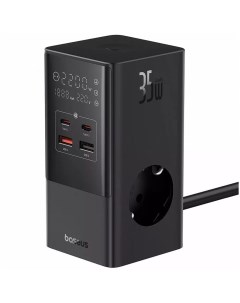 Сетевое зарядное устройство Baseus PowerCombo Tower 35W Черный