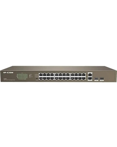 Коммутатор F1026F, кол-во портов: 24x100, кол-во SFP/uplink: combo RJ-45/SFP 2x1 Гбит/с, установка в стойку (F1026F) Ip-com
