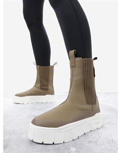 Ботинки утепленные женские Mayze Stack Chelsea Winter, Коричневый Puma