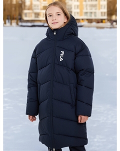 Пуховик для девочек, Синий Fila